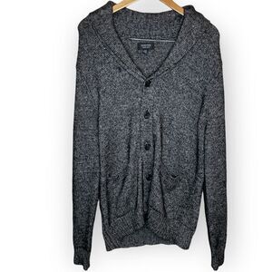 Nordstrom mens shop cardigan cotton blend sweater size Large